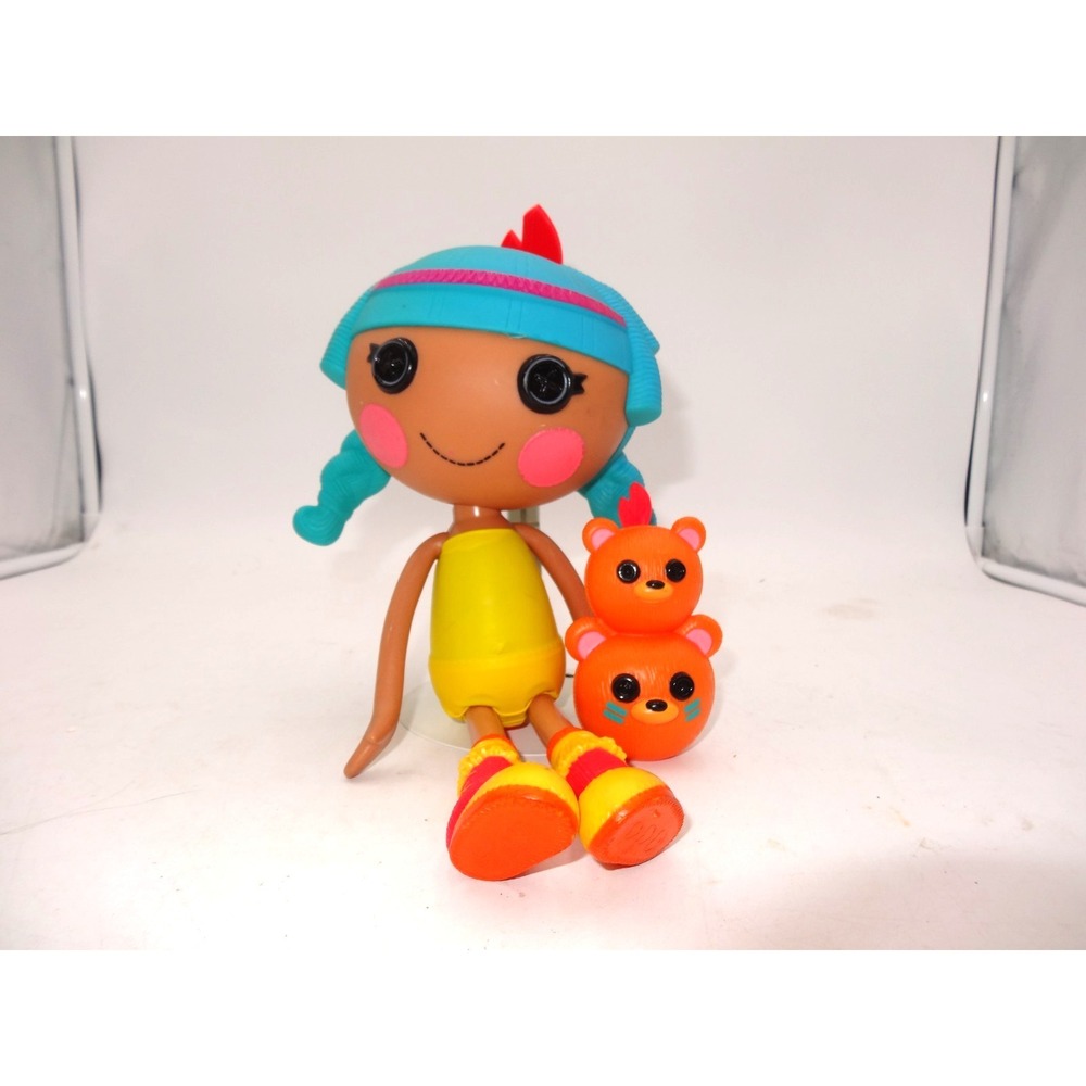 Lalaloopsy Doll Feather Tell- A- Tale Native Retired Collectible Doll And Pet